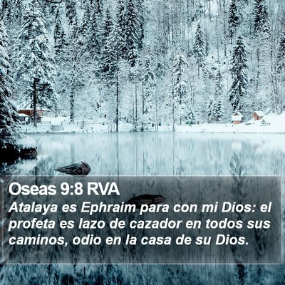 Oseas 9:8 RVA Bible Verse Image