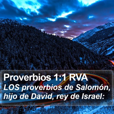Proverbios 1:1 RVA Bible Verse Image