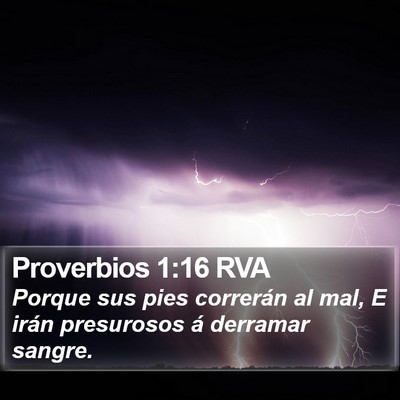 Proverbios 1:16 RVA Bible Verse Image