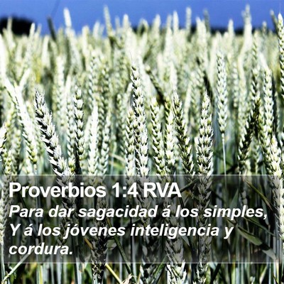 Proverbios 1:4 RVA Bible Verse Image