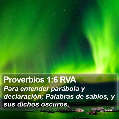 Proverbios 1:6 RVA Bible Verse Image