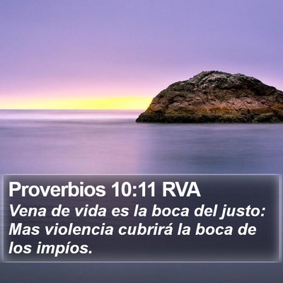 Proverbios 10:11 RVA Bible Verse Image