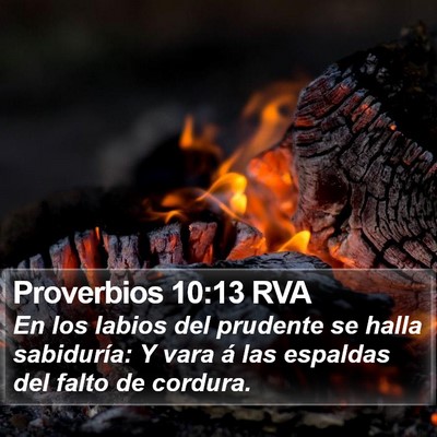 Proverbios 10:13 RVA Bible Verse Image