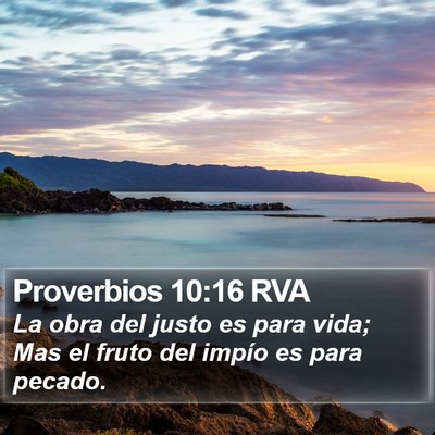 Proverbios 10:16 RVA Bible Verse Image
