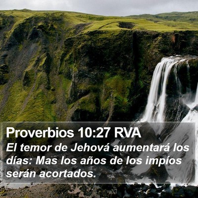 Proverbios 10:27 RVA Bible Verse Image