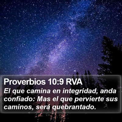 Proverbios 10:9 RVA Bible Verse Image