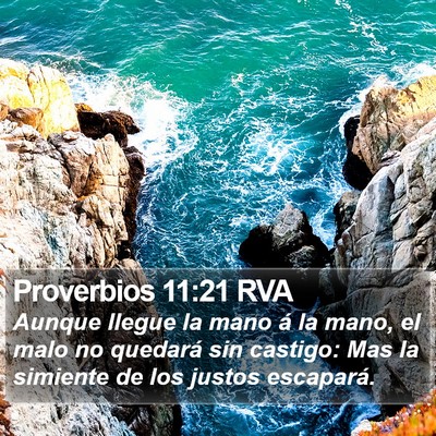Proverbios 11:21 RVA Bible Verse Image