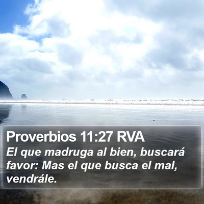 Proverbios 11:27 RVA Bible Verse Image