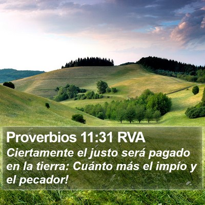 Proverbios 11:31 RVA Bible Verse Image