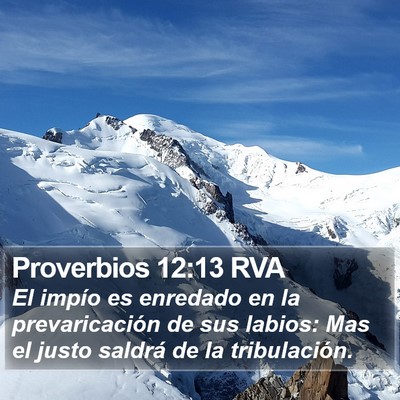 Proverbios 12:13 RVA Bible Verse Image