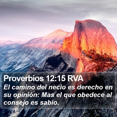Proverbios 12:15 RVA Bible Verse Image