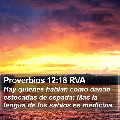 Proverbios 12:18 RVA Bible Verse Image