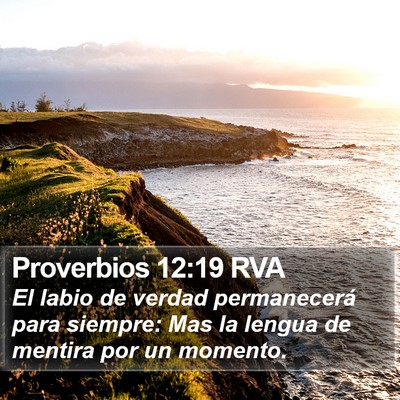 Proverbios 12:19 RVA Bible Verse Image