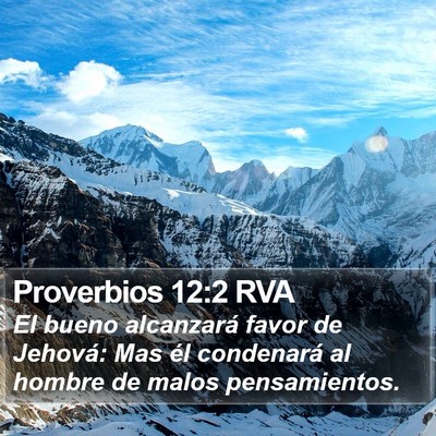 Proverbios 12:2 RVA Bible Verse Image
