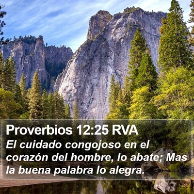 Proverbios 12:25 RVA Bible Verse Image