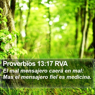Proverbios 13:17 RVA Bible Verse Image