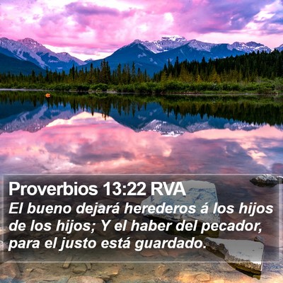 Proverbios 13:22 RVA Bible Verse Image