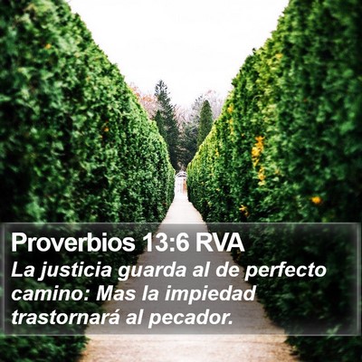 Proverbios 13:6 RVA Bible Verse Image