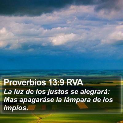 Proverbios 13:9 RVA Bible Verse Image
