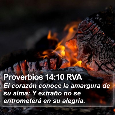 Proverbios 14:10 RVA Bible Verse Image