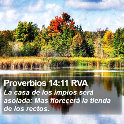 Proverbios 14:11 RVA Bible Verse Image