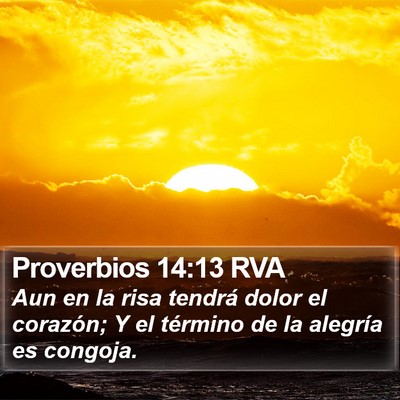 Proverbios 14:13 RVA Bible Verse Image