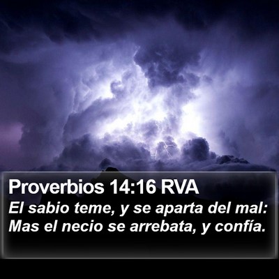 Proverbios 14:16 RVA Bible Verse Image