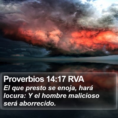 Proverbios 14:17 RVA Bible Verse Image