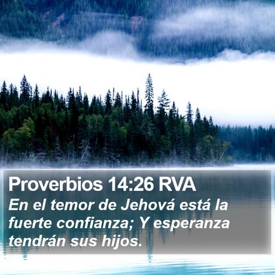 Proverbios 14:26 RVA Bible Verse Image