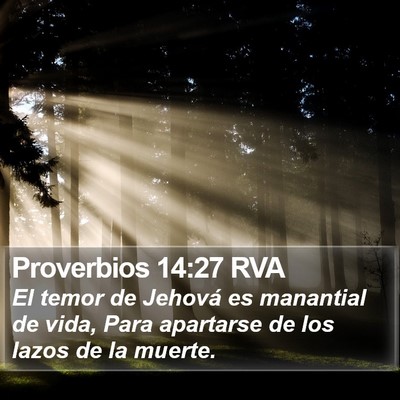 Proverbios 14:27 RVA Bible Verse Image