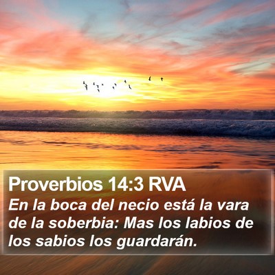 Proverbios 14:3 RVA Bible Verse Image