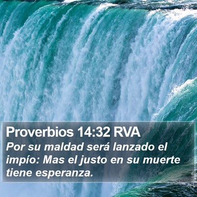 Proverbios 14:32 RVA Bible Verse Image