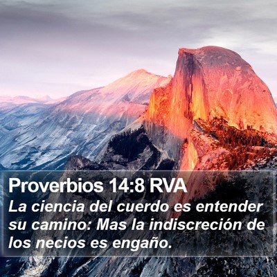Proverbios 14:8 RVA Bible Verse Image