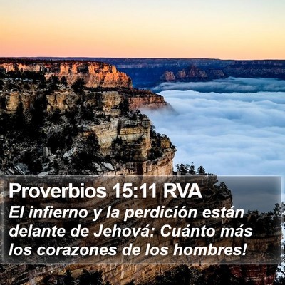 Proverbios 15:11 RVA Bible Verse Image