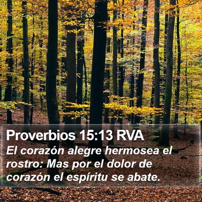 Proverbios 15:13 RVA Bible Verse Image
