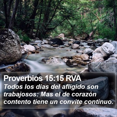 Proverbios 15:15 RVA Bible Verse Image