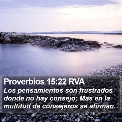 Proverbios 15:22 RVA Bible Verse Image