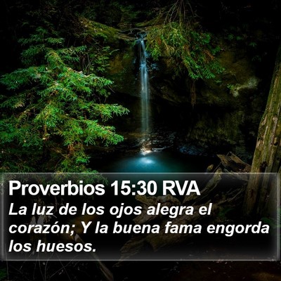 Proverbios 15:30 RVA Bible Verse Image