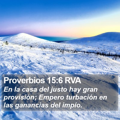Proverbios 15:6 RVA Bible Verse Image