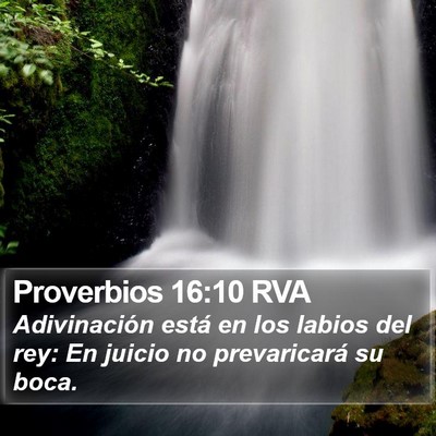 Proverbios 16:10 RVA Bible Verse Image