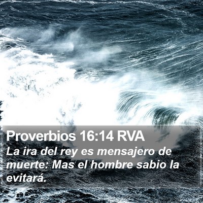 Proverbios 16:14 RVA Bible Verse Image