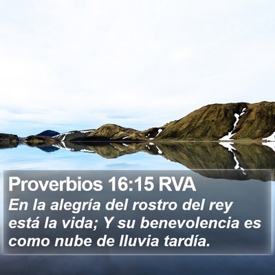 Proverbios 16:15 RVA Bible Verse Image