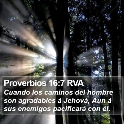 Proverbios 16:7 RVA Bible Verse Image