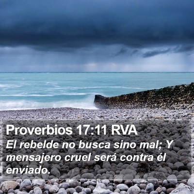 Proverbios 17:11 RVA Bible Verse Image