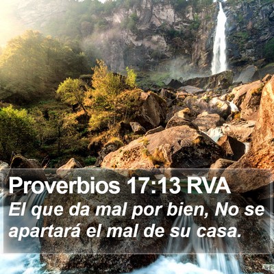Proverbios 17:13 RVA Bible Verse Image