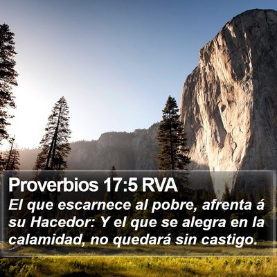Proverbios 17:5 RVA Bible Verse Image