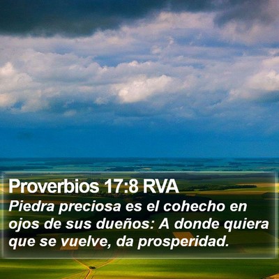 Proverbios 17:8 RVA Bible Verse Image