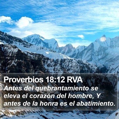 Proverbios 18:12 RVA Bible Verse Image