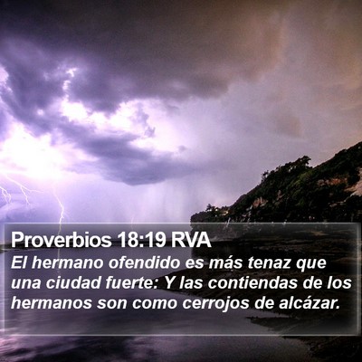 Proverbios 18:19 RVA Bible Verse Image
