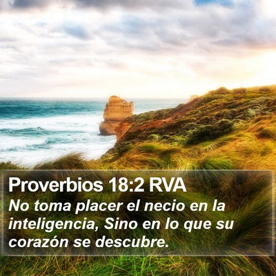 Proverbios 18:2 RVA Bible Verse Image